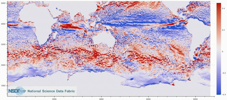 NASA climate data visualization from NSDF (CNW Group/Seal Storage Technology)